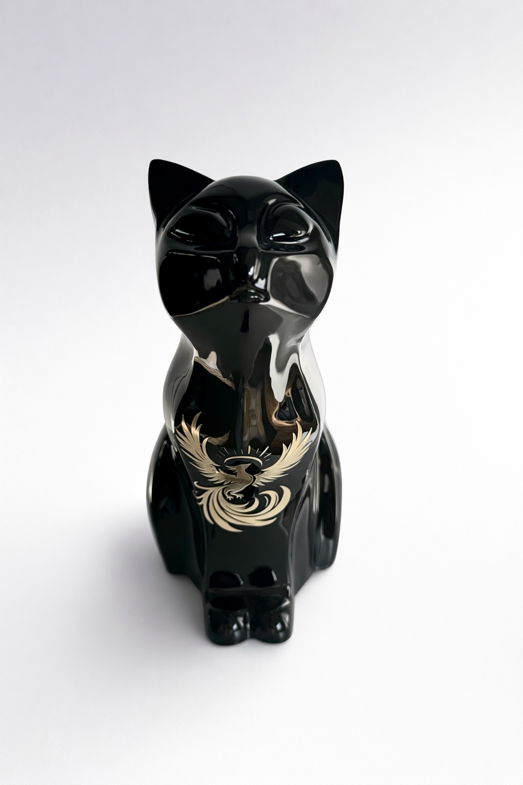 Chat noir brillant - Phénix