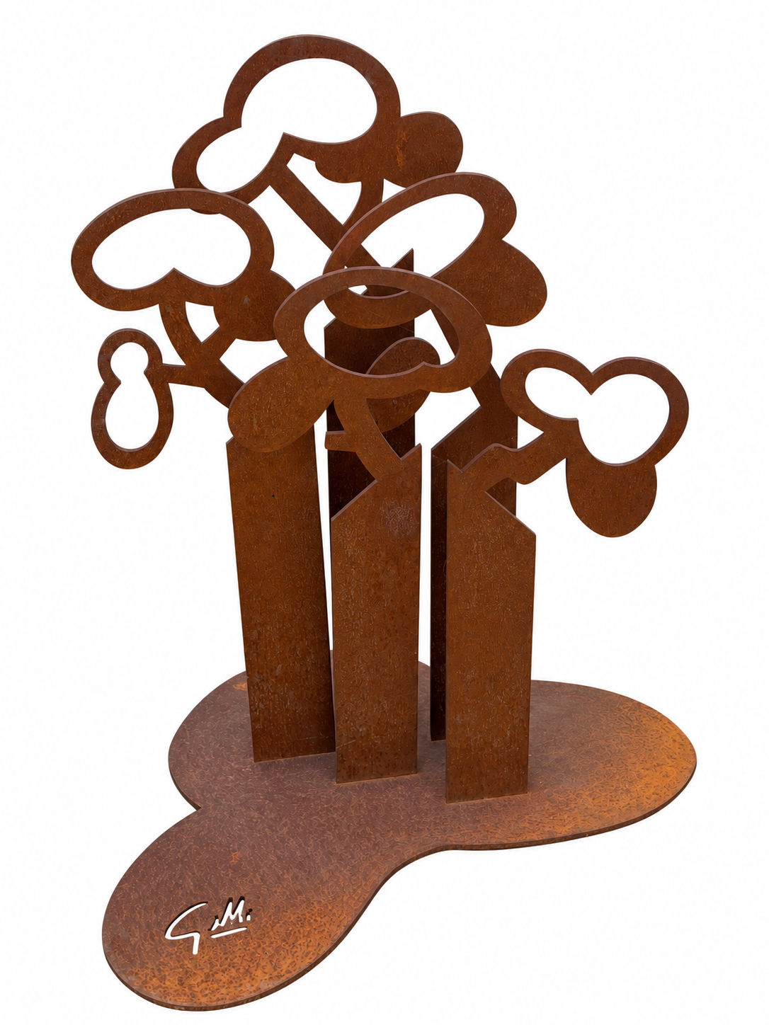 Forêt d'arbres - Haut 50cm - Claude Gilli