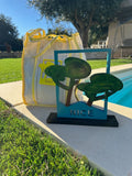 Parasol Pine Tree - Yellow - 20cm