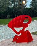 Arbre Pin Parasol - Rouge - 150 cm