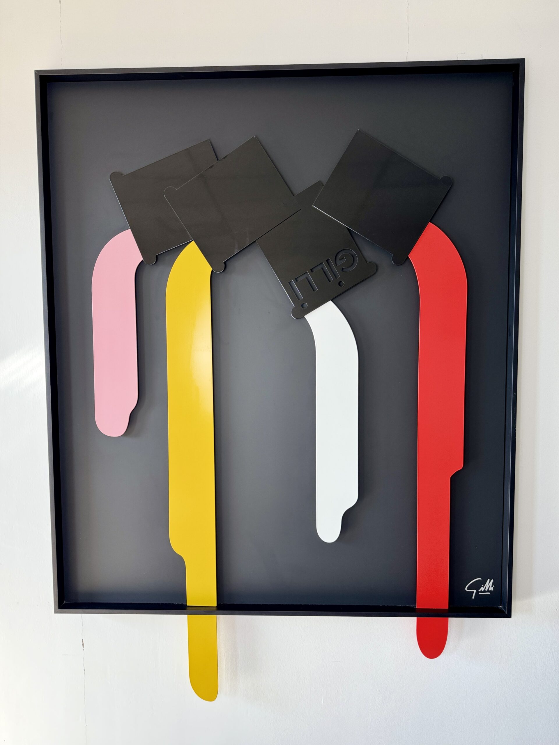 Quatre coulées débordantes