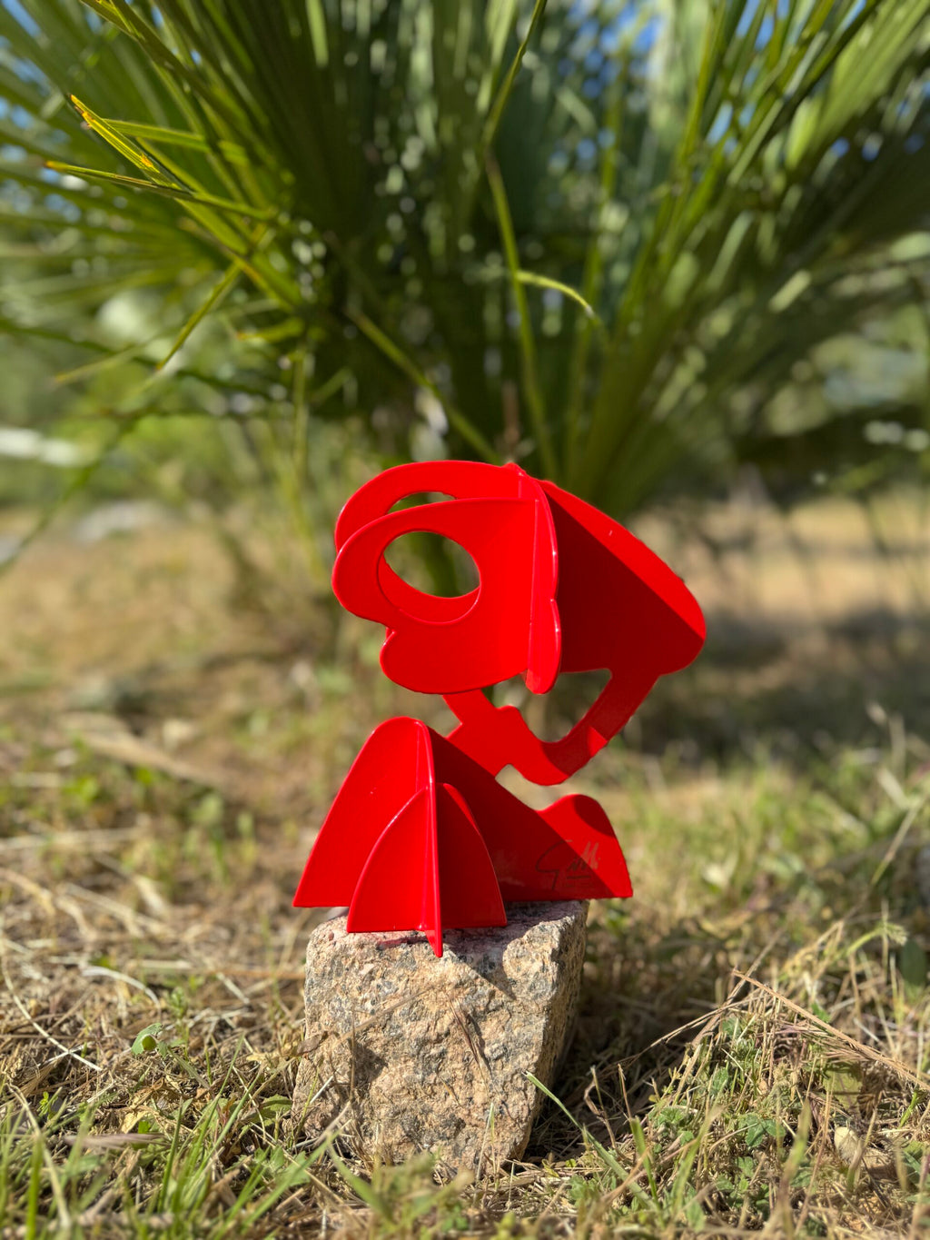 Arbre Pin Parasol - Rouge - 20cm