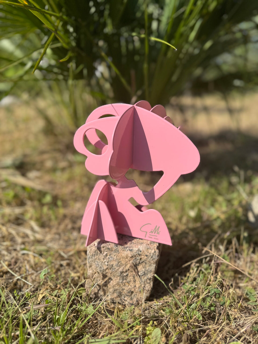 Arbre Pin Parasol - Rose - 20cm