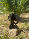 Arbre Pin Parasol - Noir - 20cm