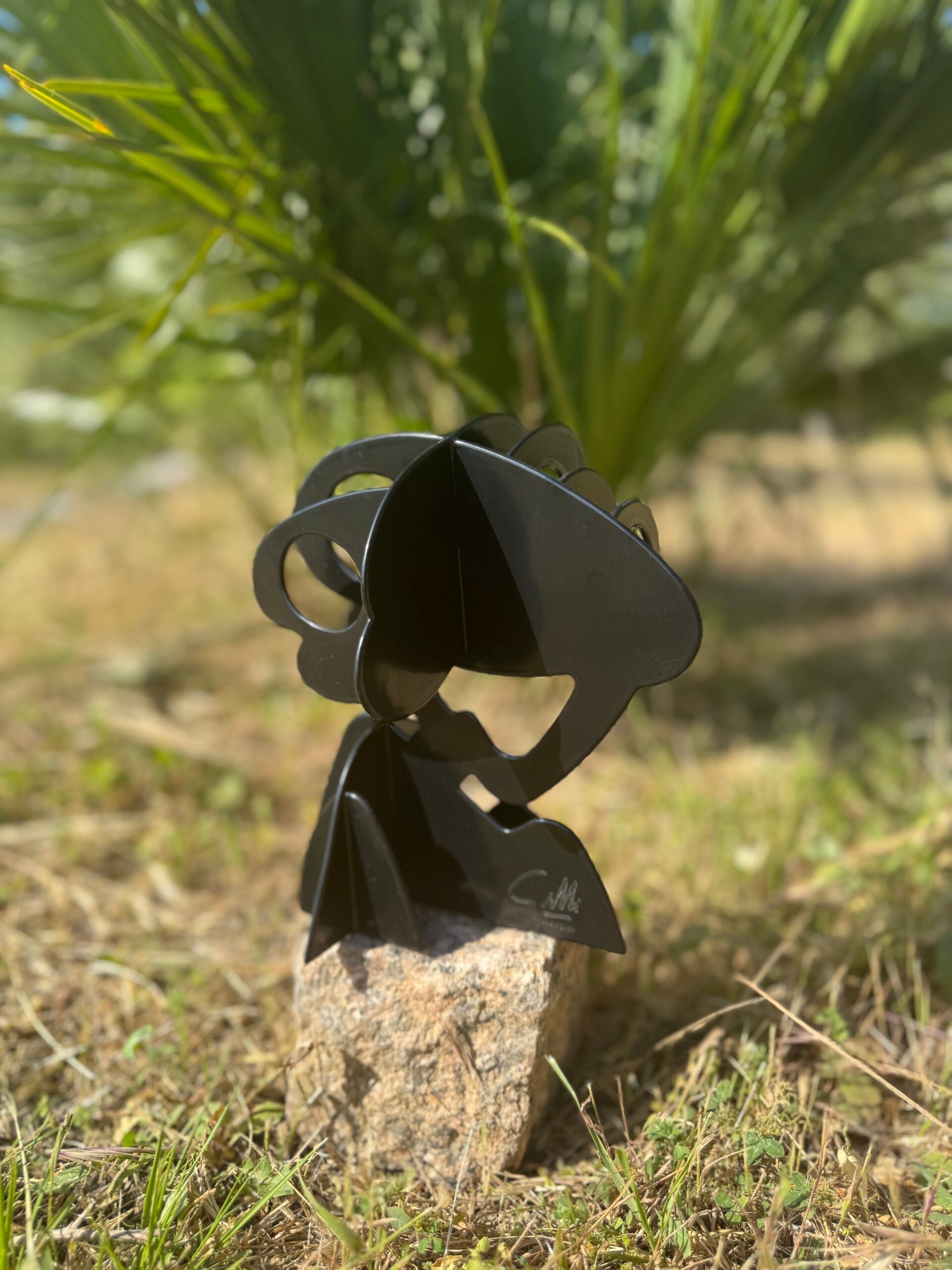 Arbre Pin Parasol - Noir - 20cm