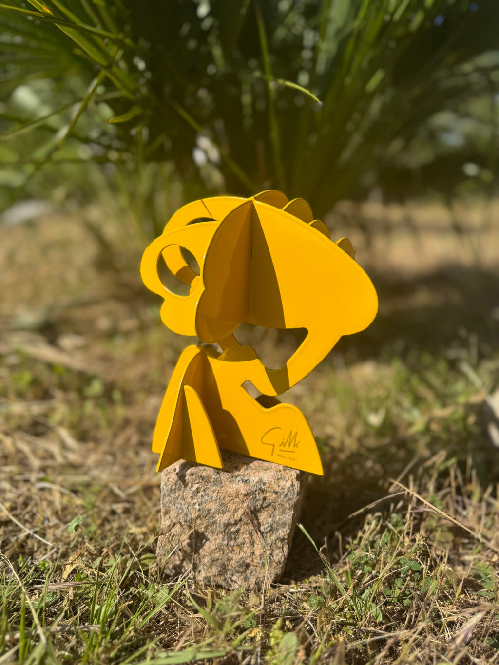Arbre Pin Parasol - Jaune - 20cm