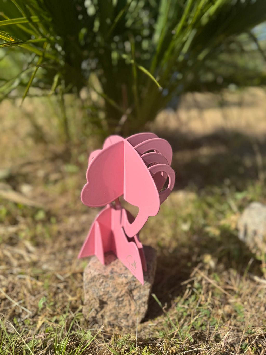Arbre Pin Parasol - Rose - 20cm